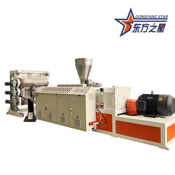 สายการอัดรีดสำหรับแผ่นพีวีซีใส